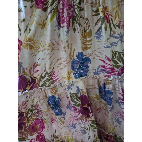 Matilda Jane Bird Of Paradise Short Sleeve floral tiered Dress Enchanted Garden - Picture 5 of 6